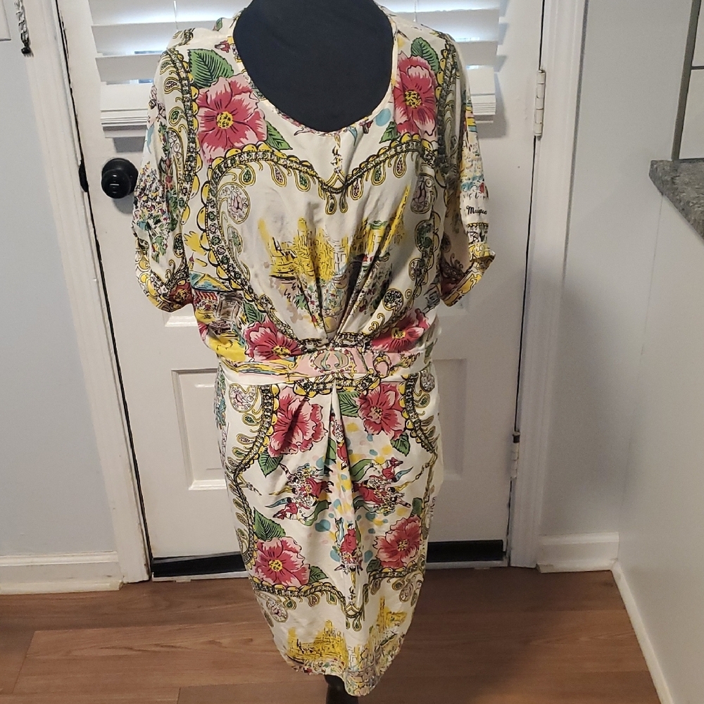 Collette Dinnigan Floral Print Dress
